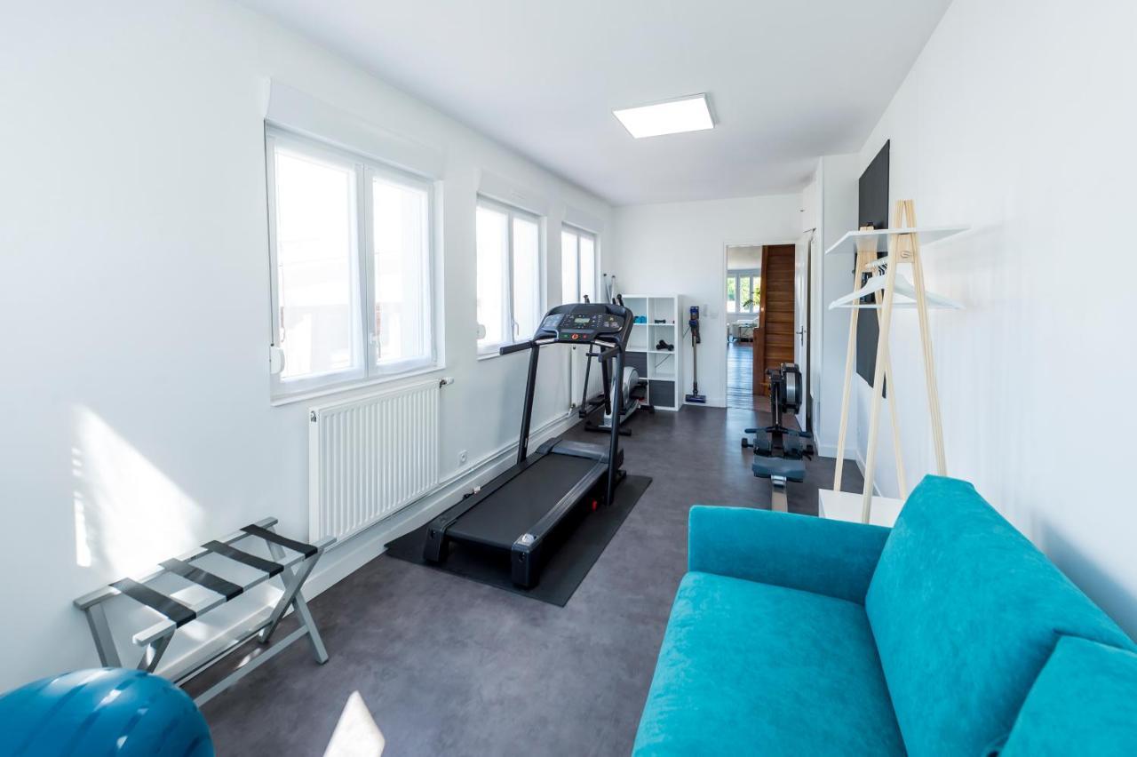 Suites Mana - Le Manaloft, Chic Et Moderne Avec Salle Privee De Fitness En Plein Centre-Ville De Ретель Екстер'єр фото